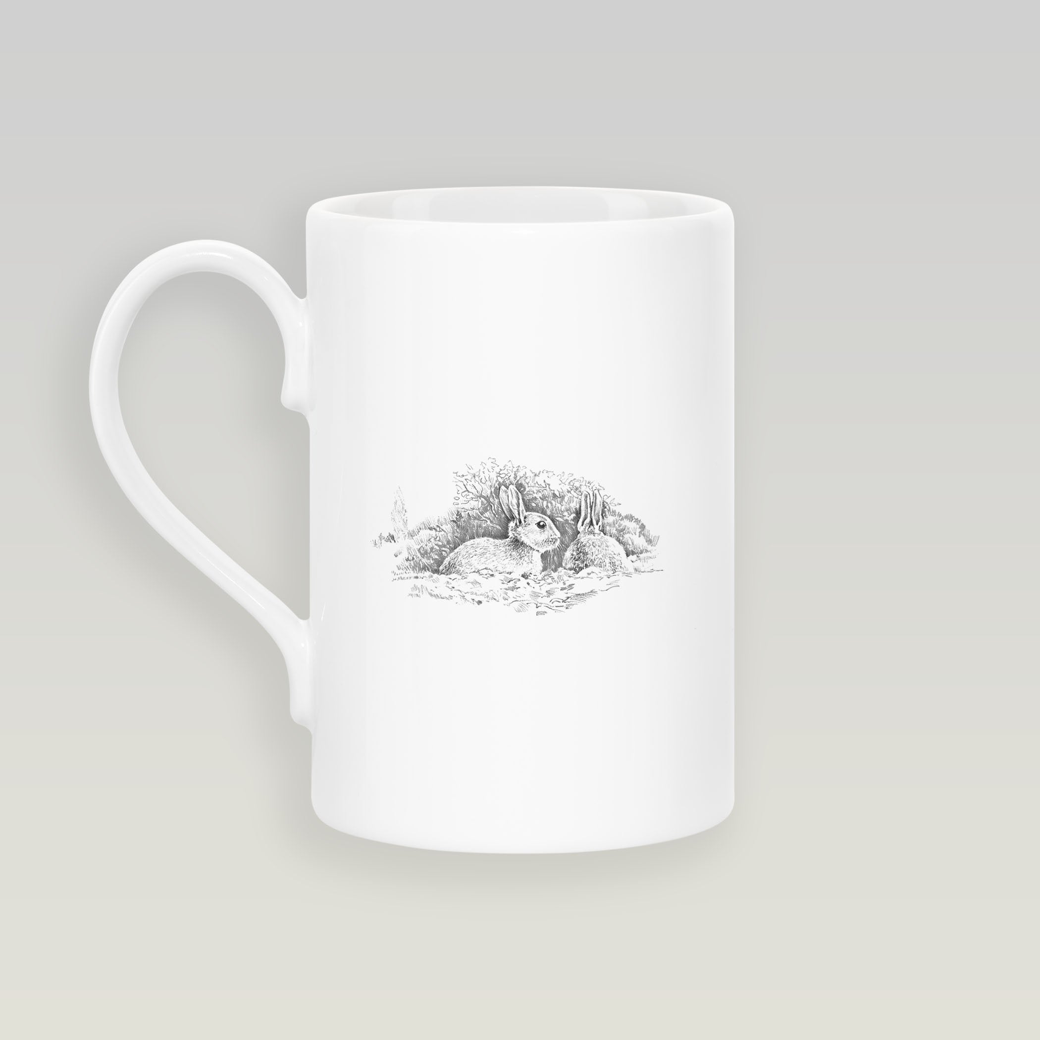Wary Rabbits Slim Mug - Countryman John