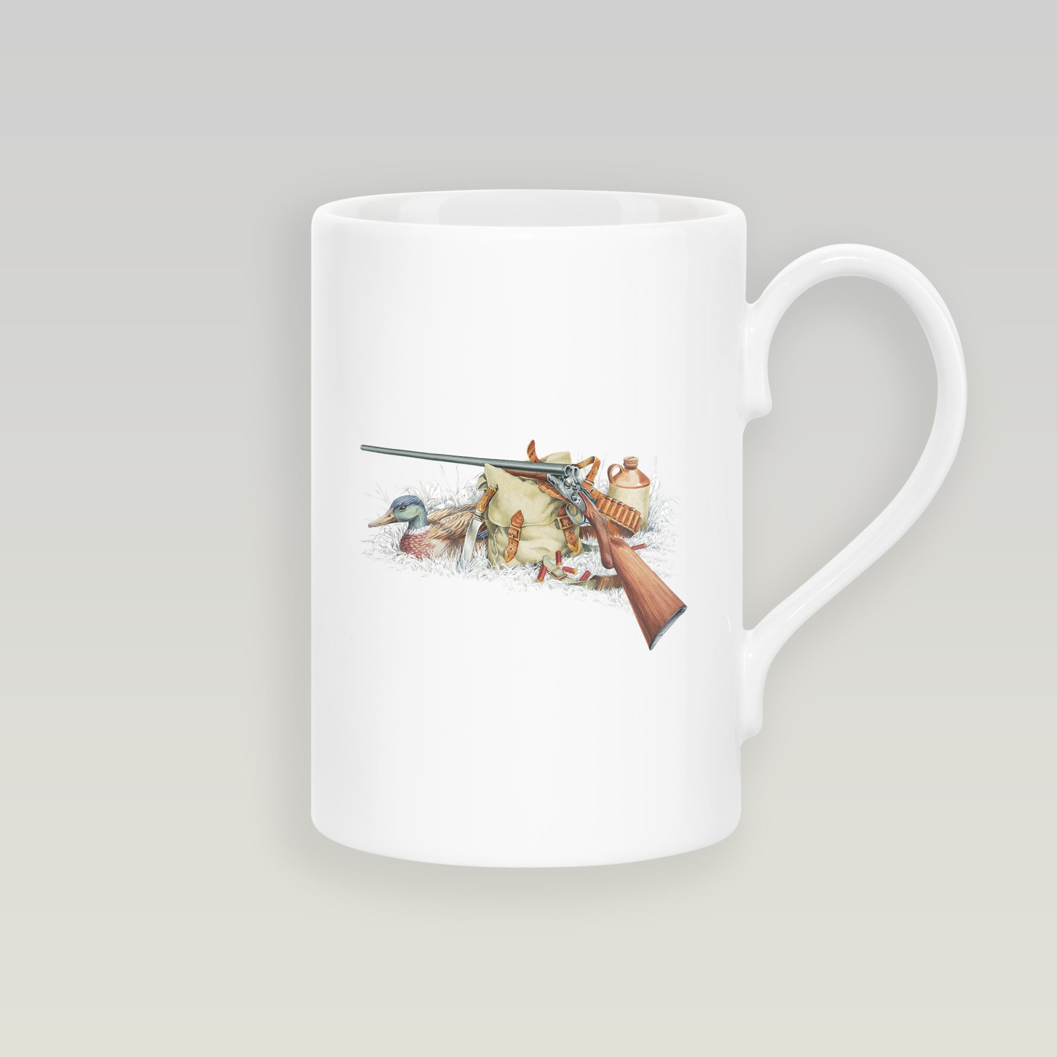 Shotgun and Mallard Slim Mug - Countryman John