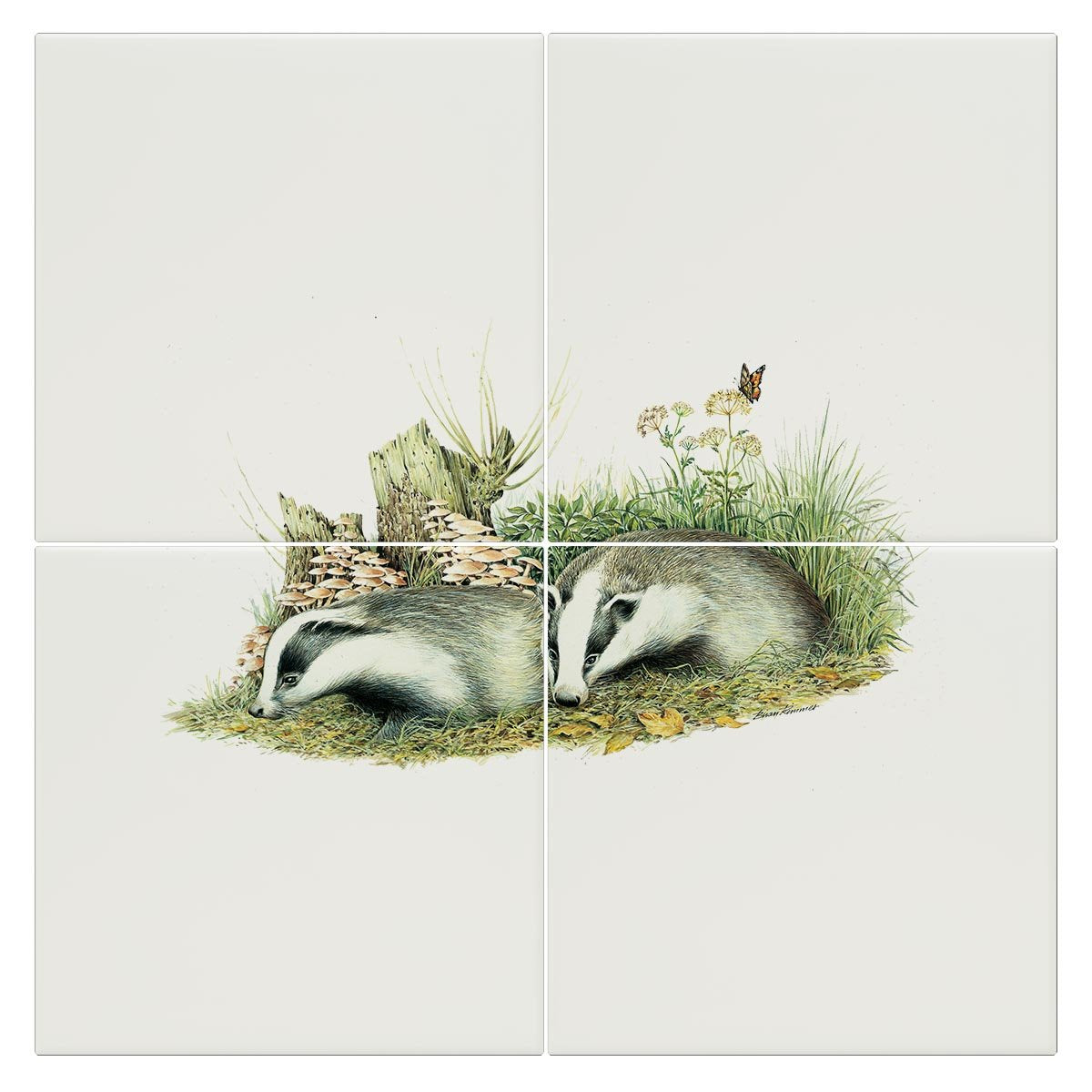 Badger Cubs Tile - Countryman John