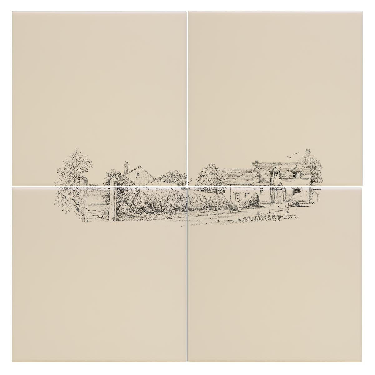 Cottage Garden Tile - Countryman John