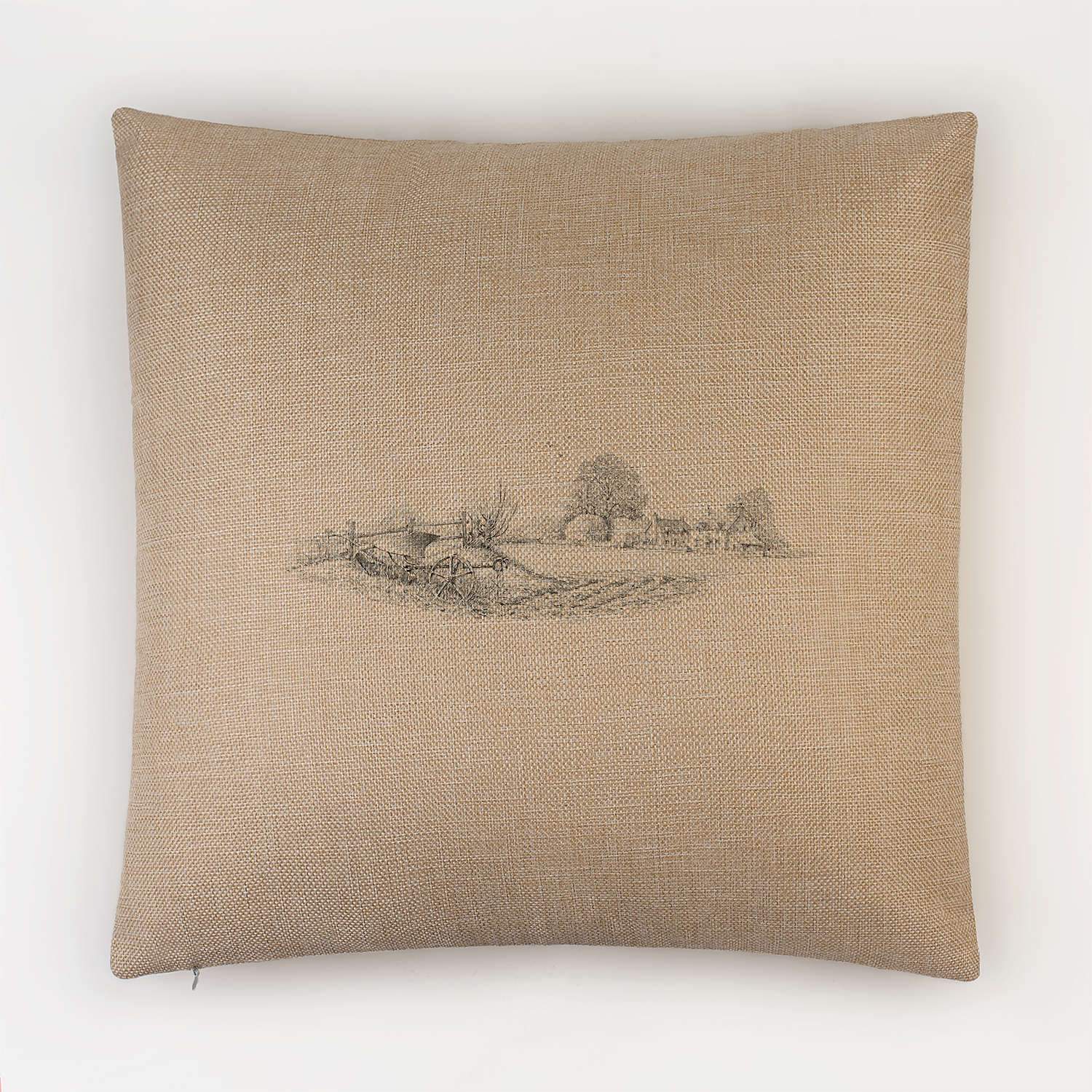 Idle Plough Cushion - Countryman John