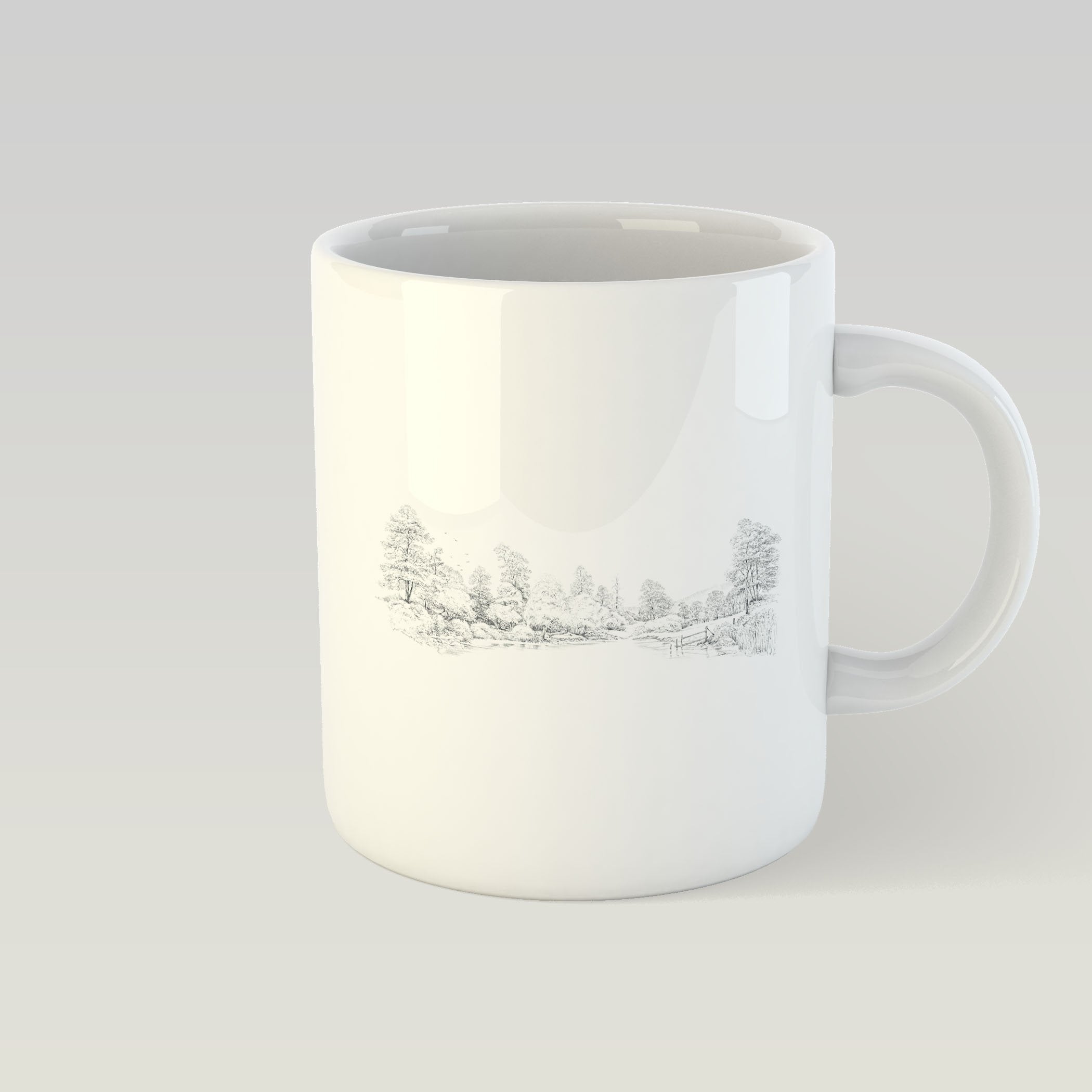 Countryside Panorama Mug - Countryman John