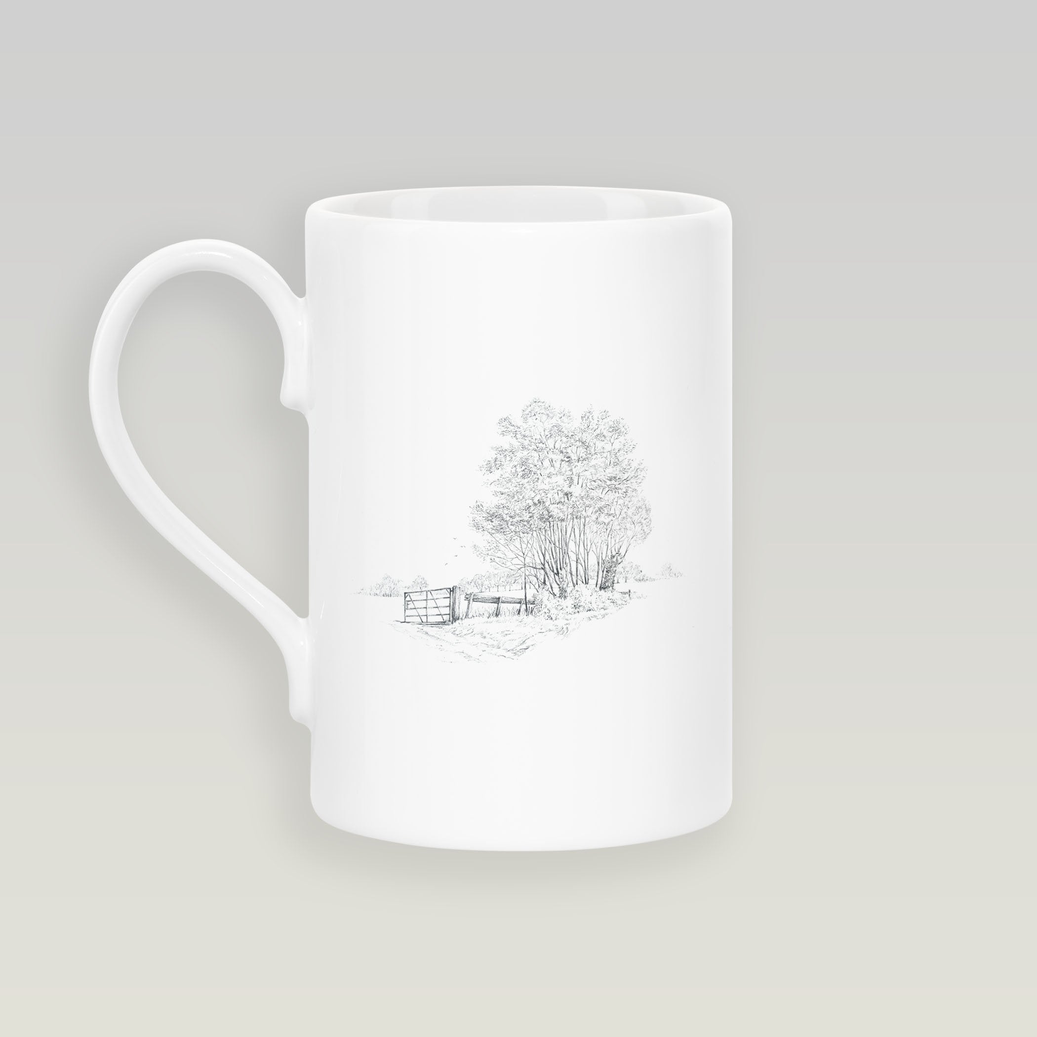 Gate and Copse Slim Mug - Countryman John