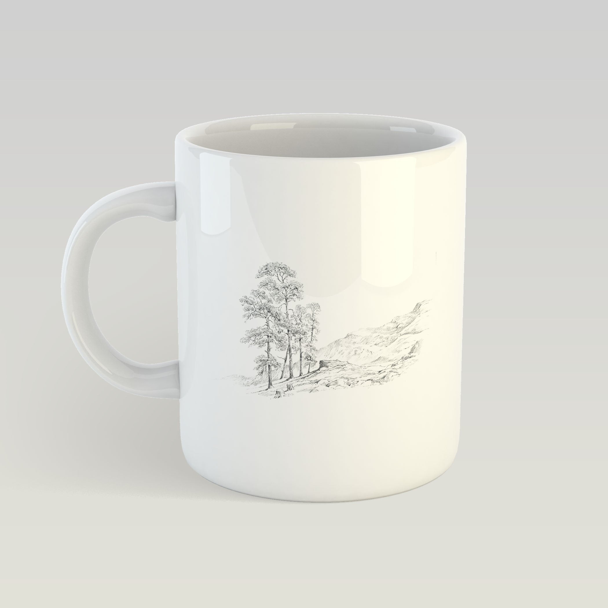 Tree and Hills Mug - Countryman John