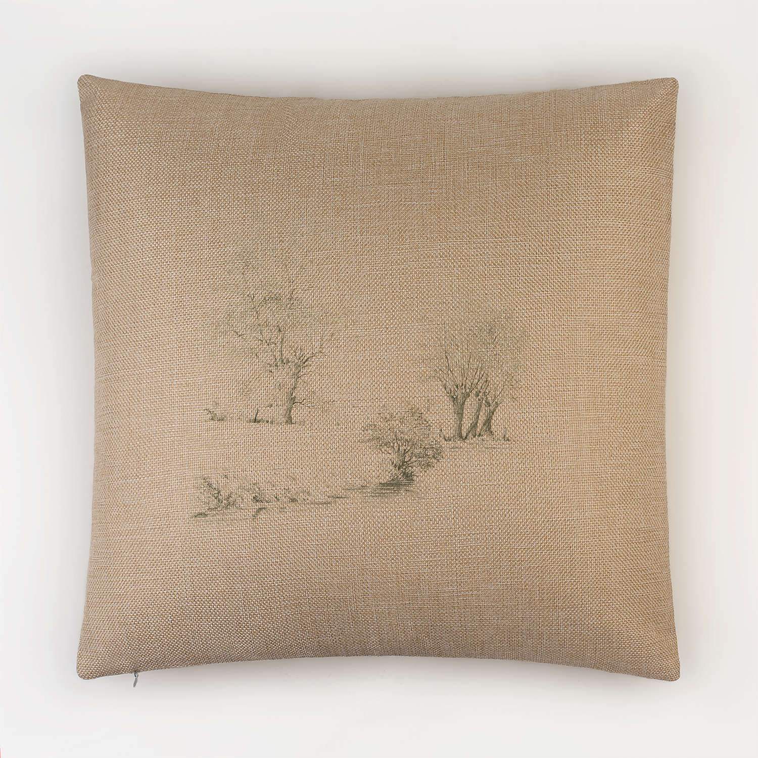 Trees along the Riverbank Cushion - Countryman John