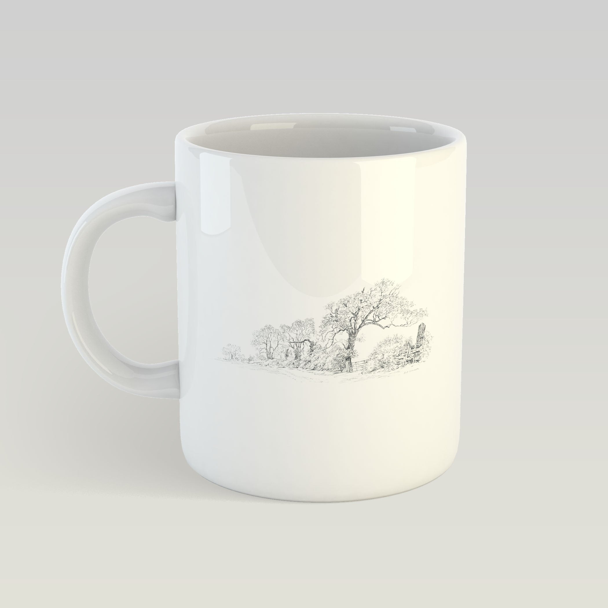 Trees and Lane Mug - Countryman John
