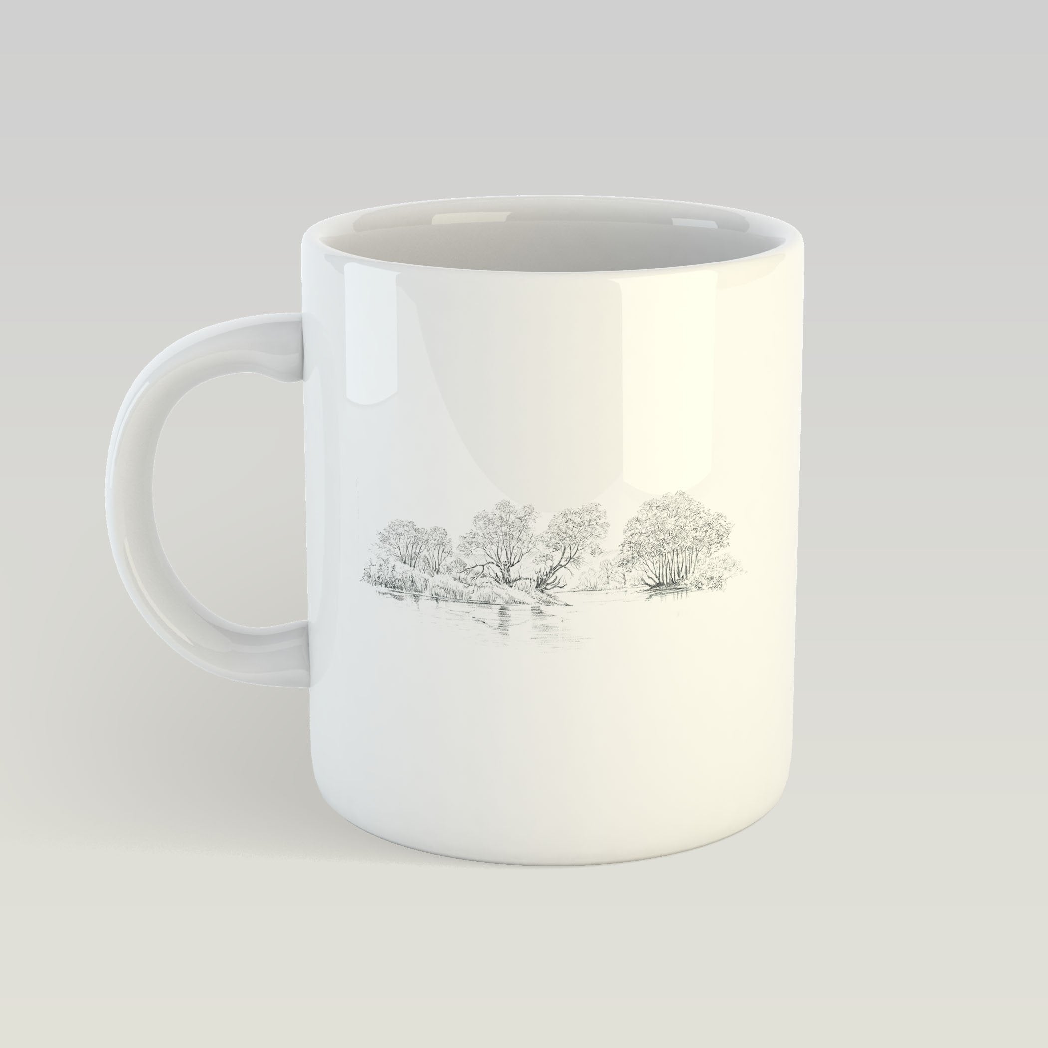 Trees and Pond Mug - Countryman John