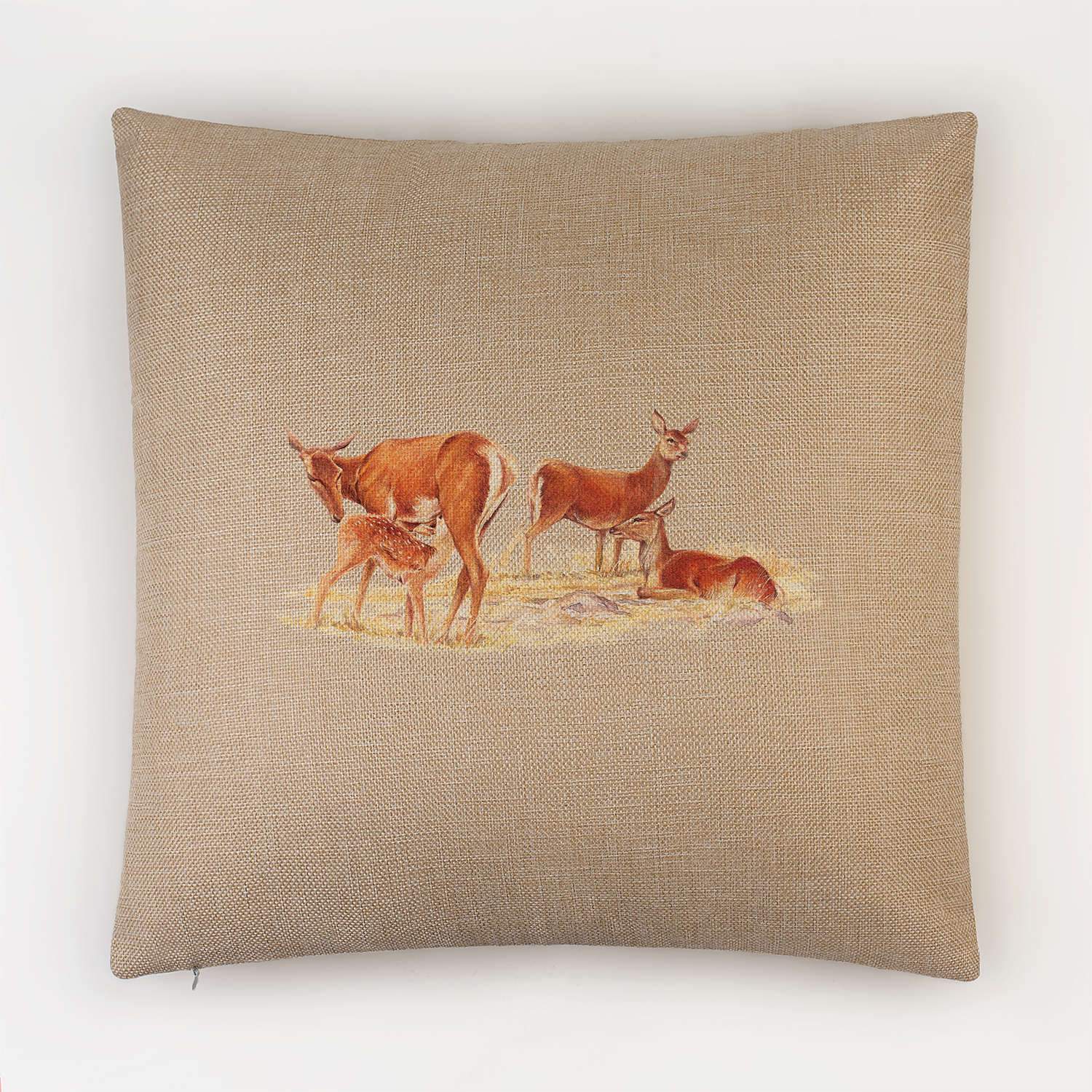 Red Hind with Calf Cushion - Countryman John