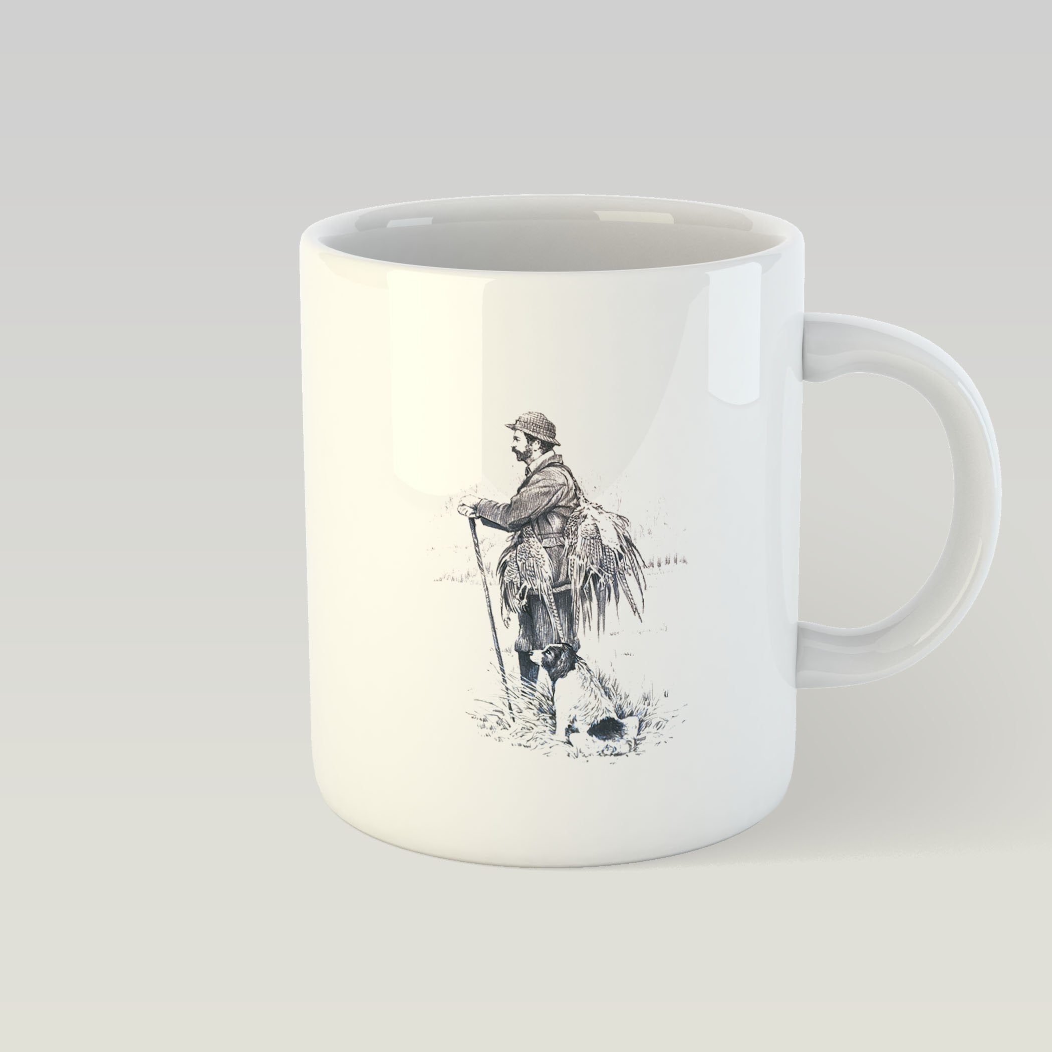 Gamekeeper and Springer Spaniel Mug - Countryman John