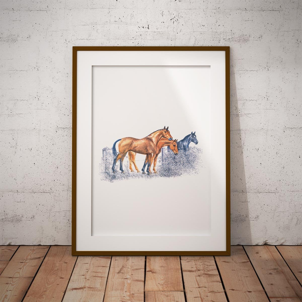 Horses Wall Art Print - Countryman John