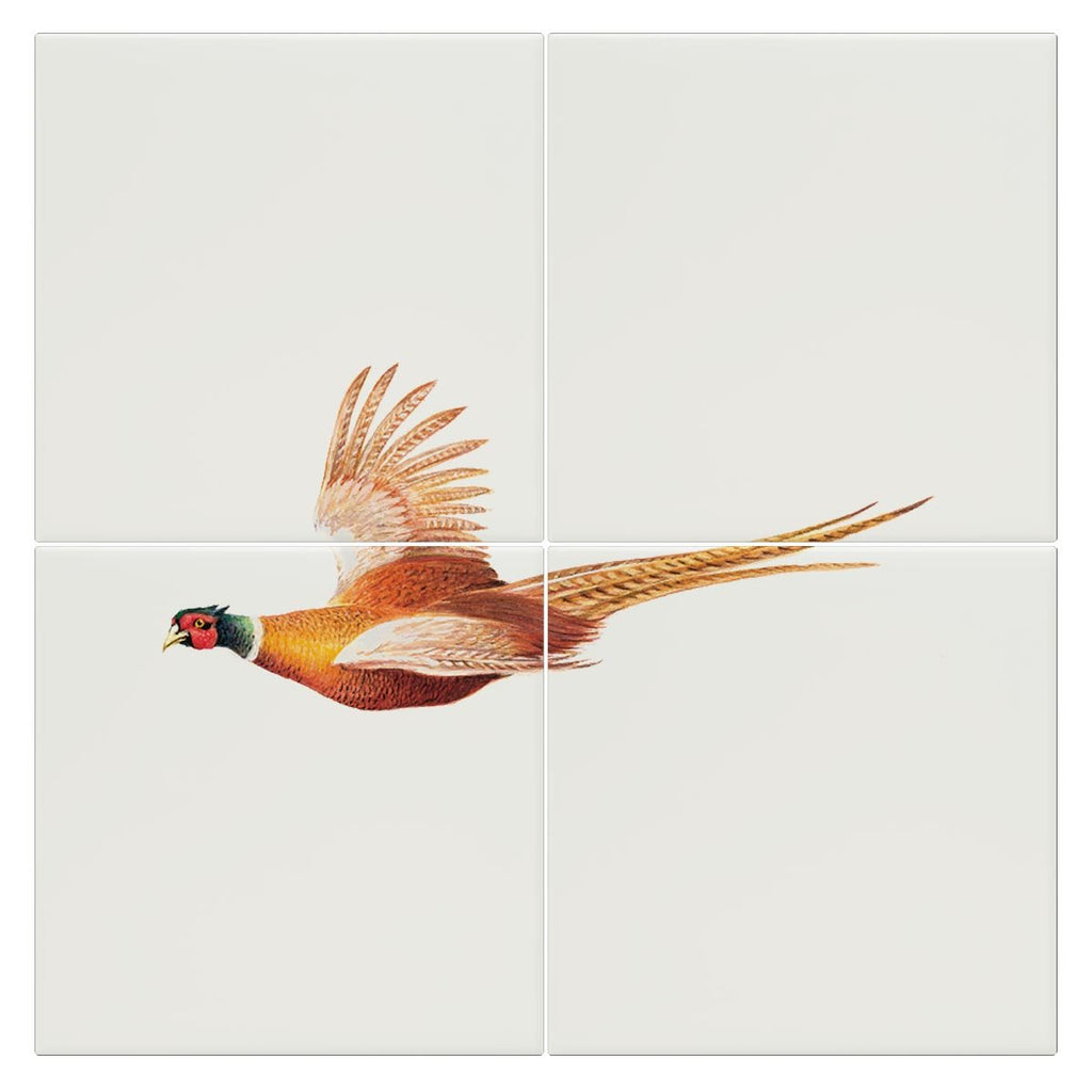 Pheasant in Flight Tile - Countryman John