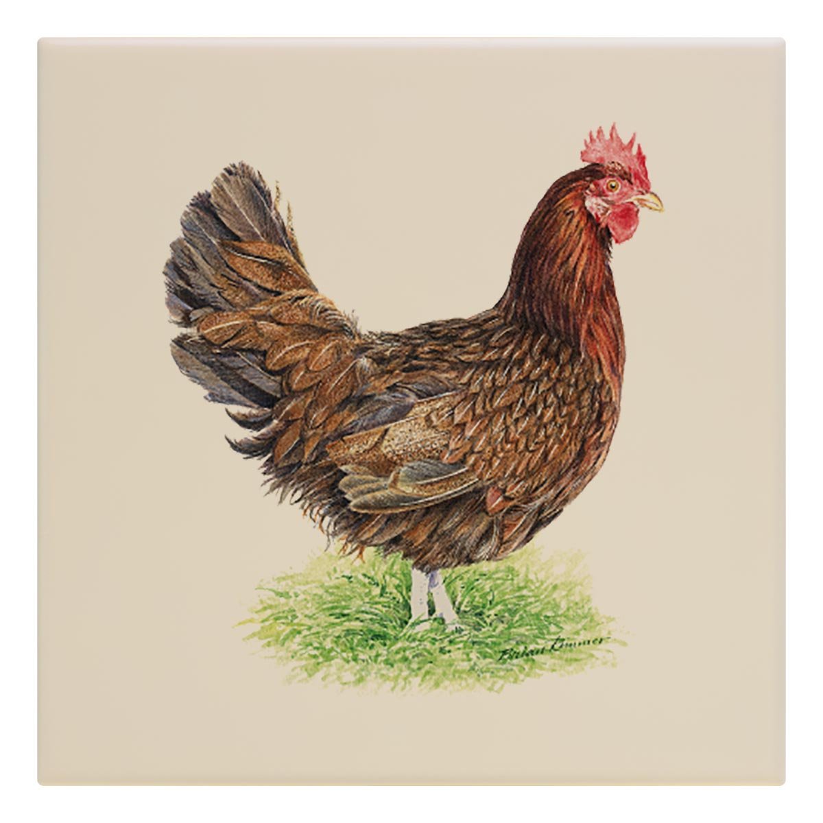 Hen Tile - Countryman John