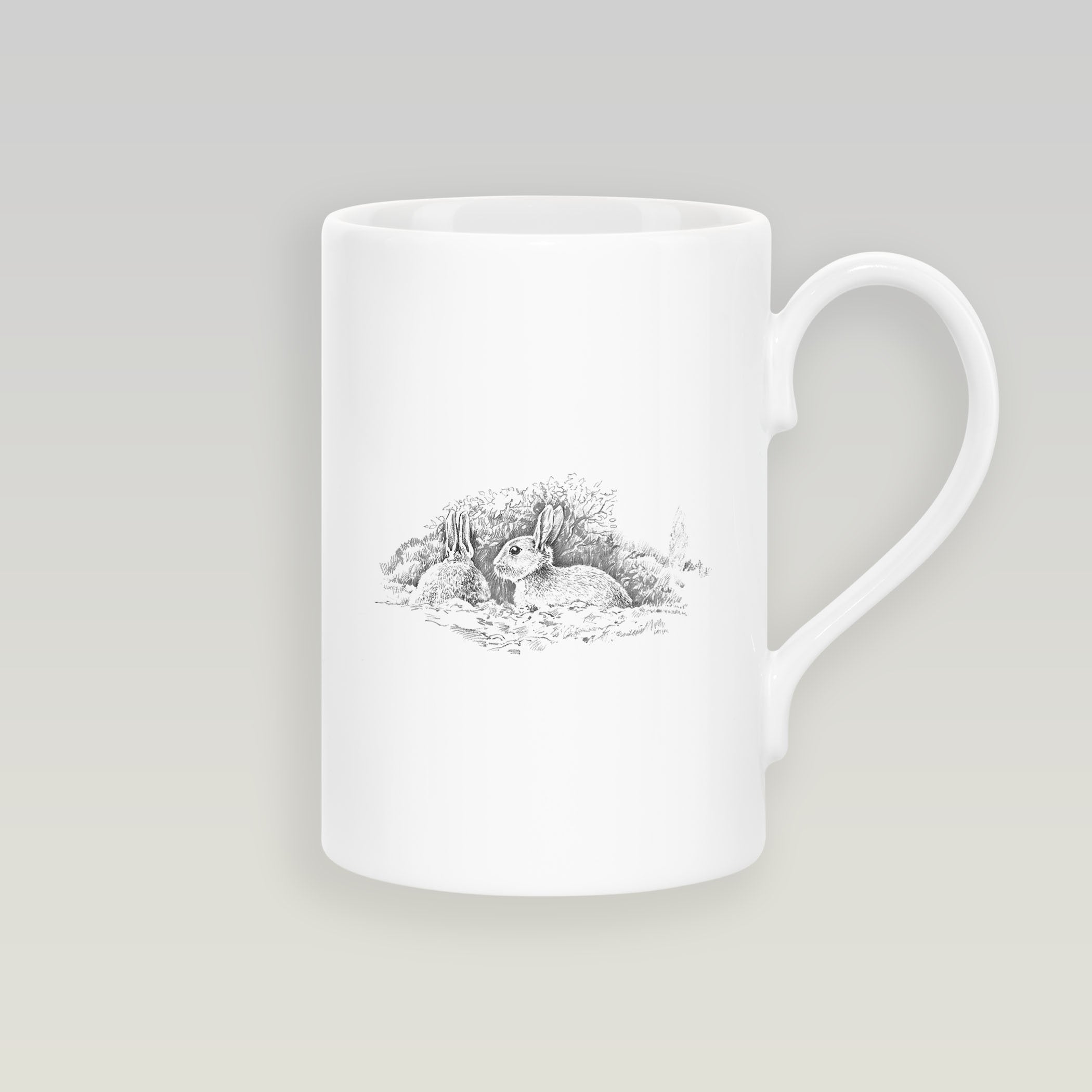  Wary Rabbits Slim Mug - Countryman John