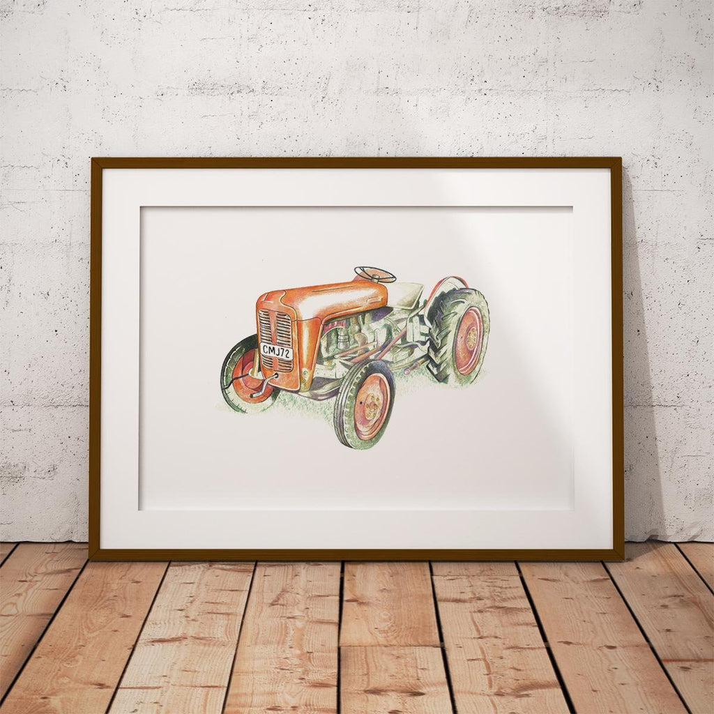Tractor Wall Art Print - Countryman John