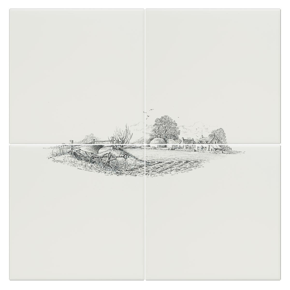 Idle Plough Tile - Countryman John