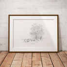 Gate and Copse Wall Art Print - Countryman John