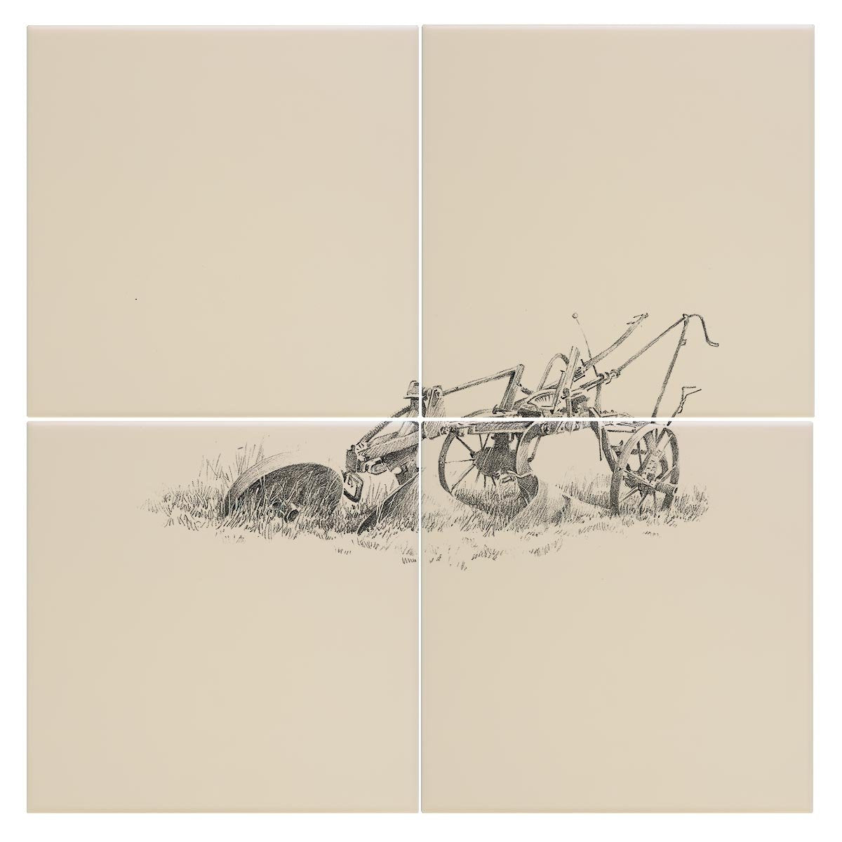 Old Plough Tile - Countryman John