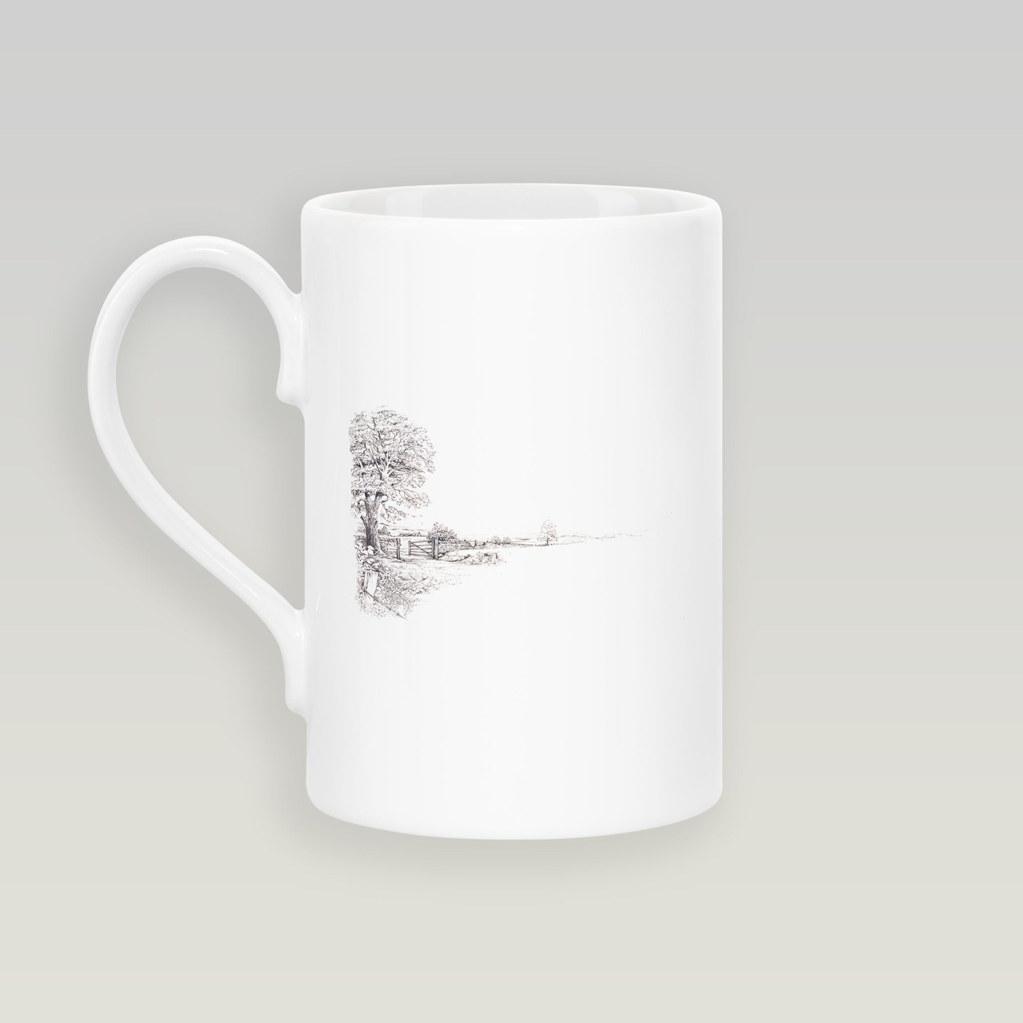  Tree and Gate Slim Mug - Countryman John