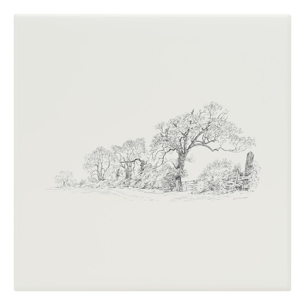 Trees and Lane Tile - Countryman John