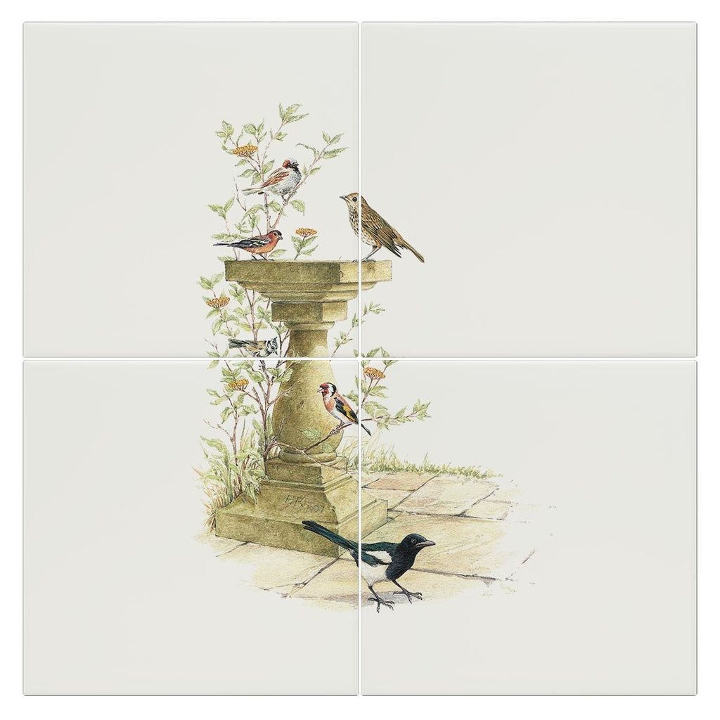 Bird Bath Tile - Countryman John