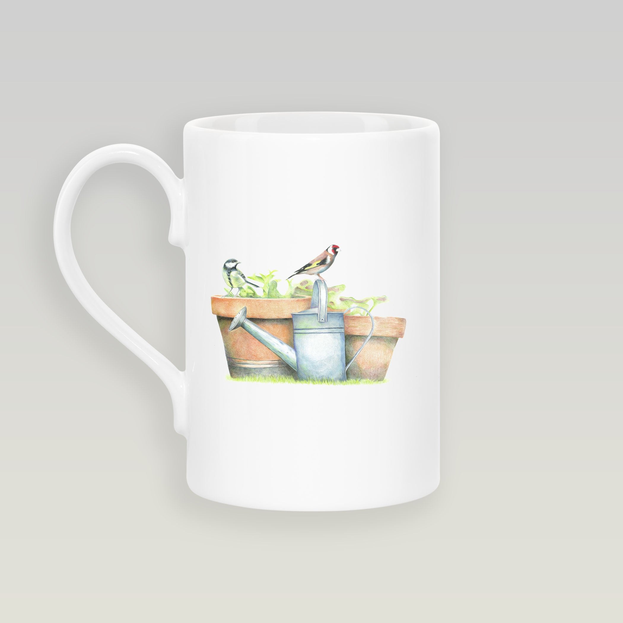 Great Tit and Goldfinch Slim Mug - Countryman John