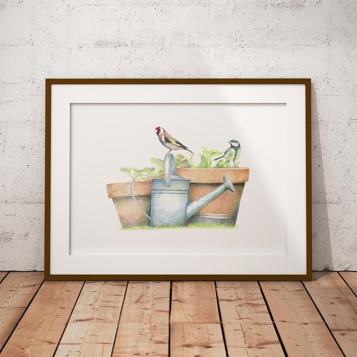 Great Tit and Goldfinch Wall Art Print - Countryman John