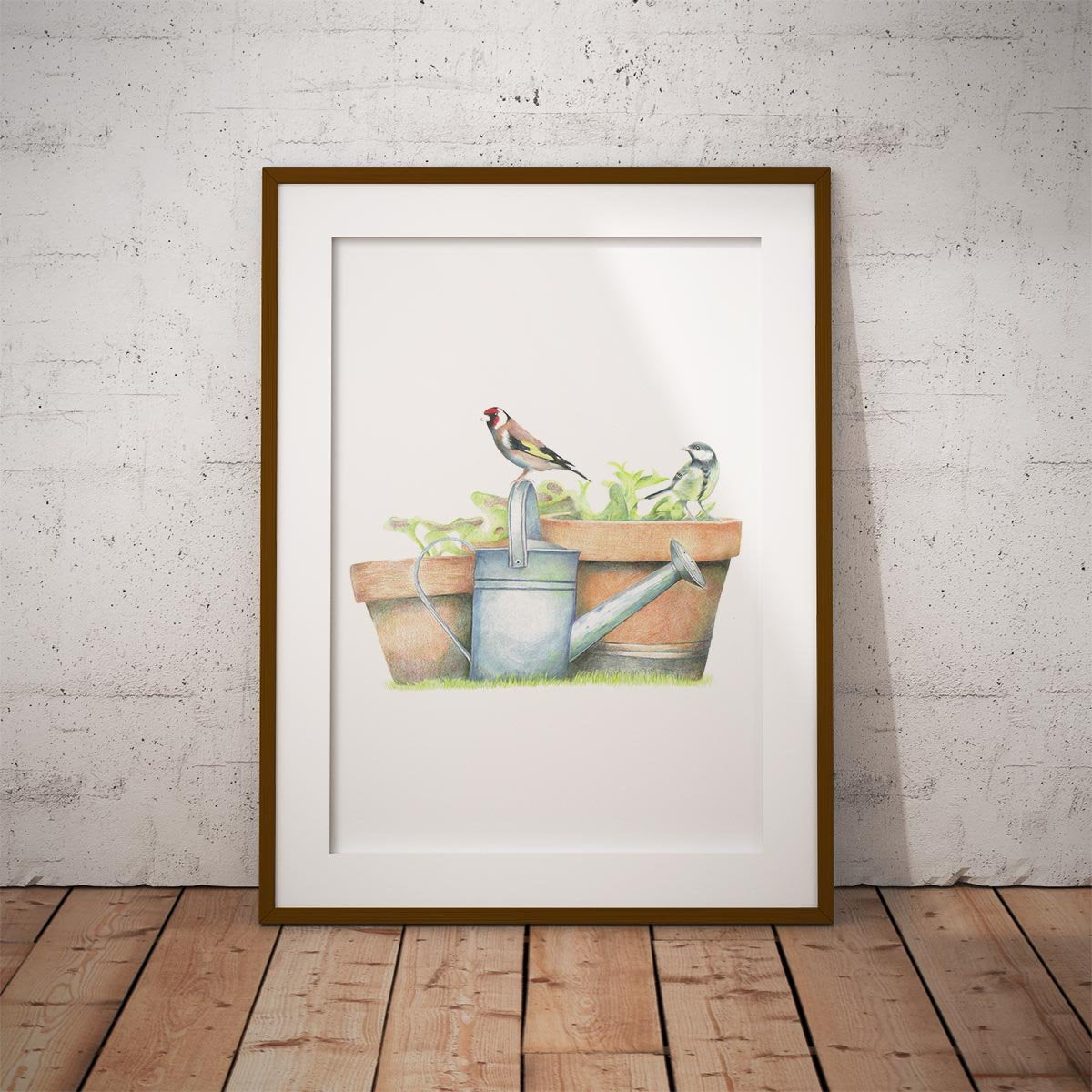 Great Tit and Goldfinch Wall Art Print - Countryman John