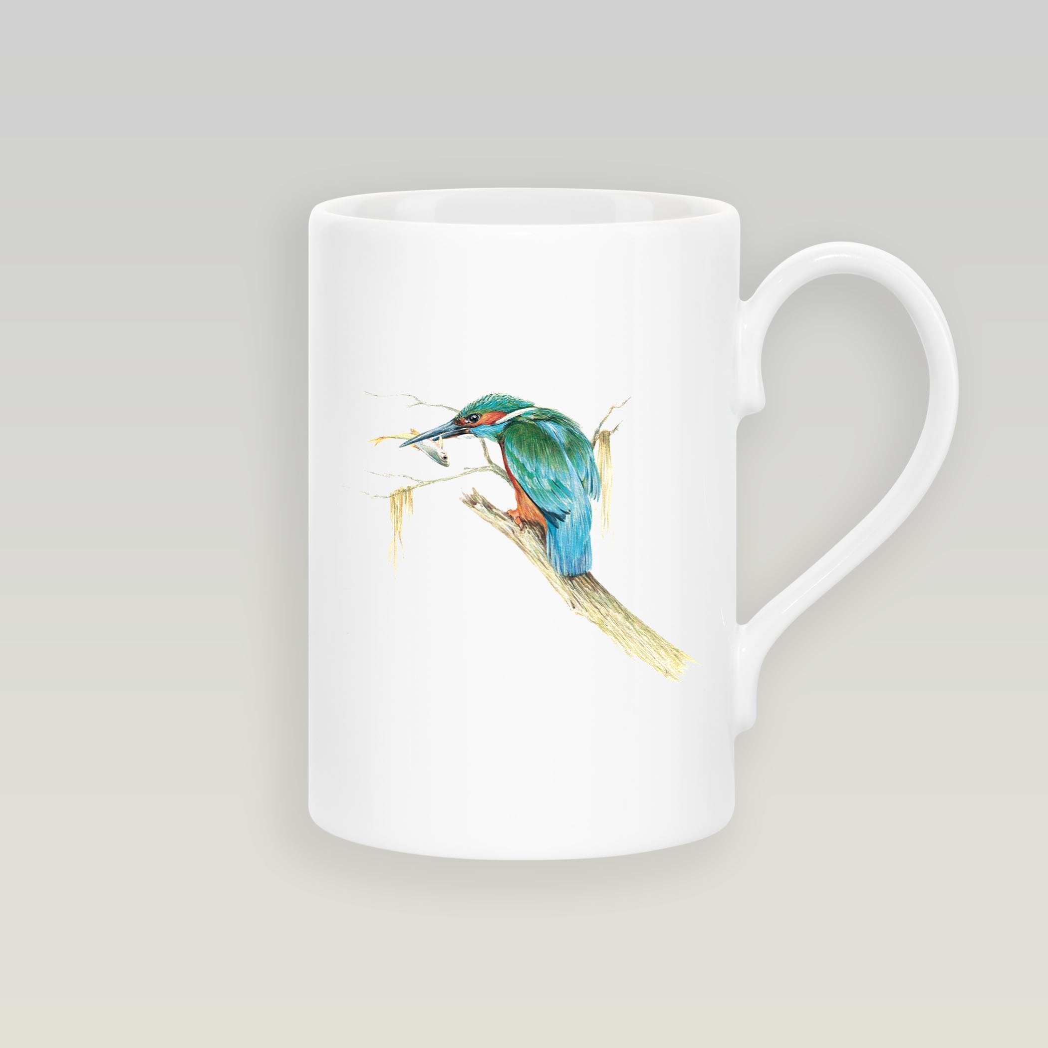 Kingfisher with Catch Slim Mug - Countryman John