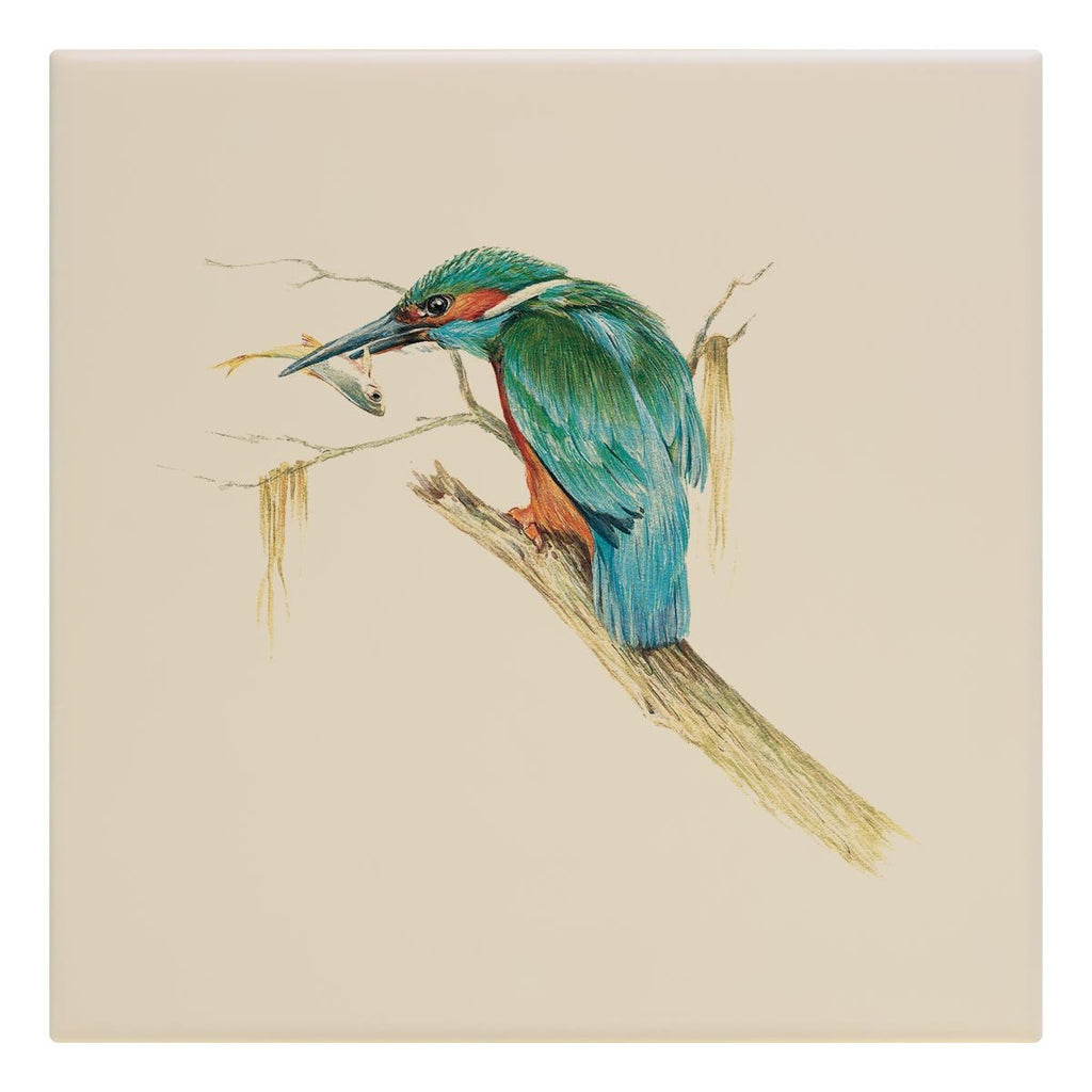 Kingfisher with Catch Tile - Countryman John