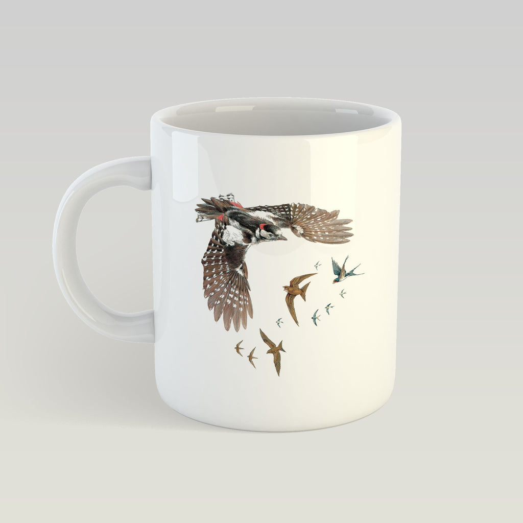 Woodpecker Swallows and Swifts Mug - Countryman John