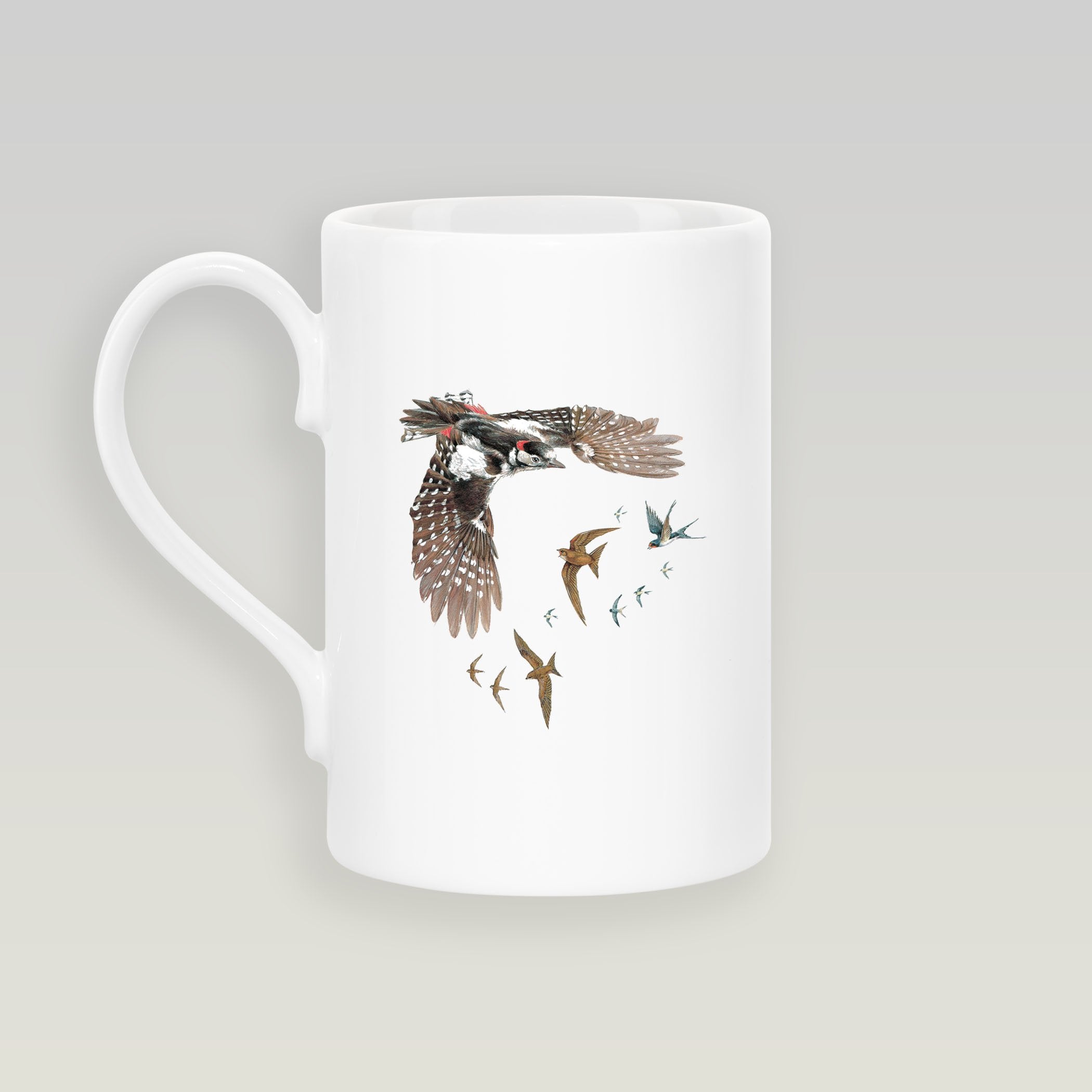 Woodpecker Swallows and Swifts Slim Mug - Countryman John