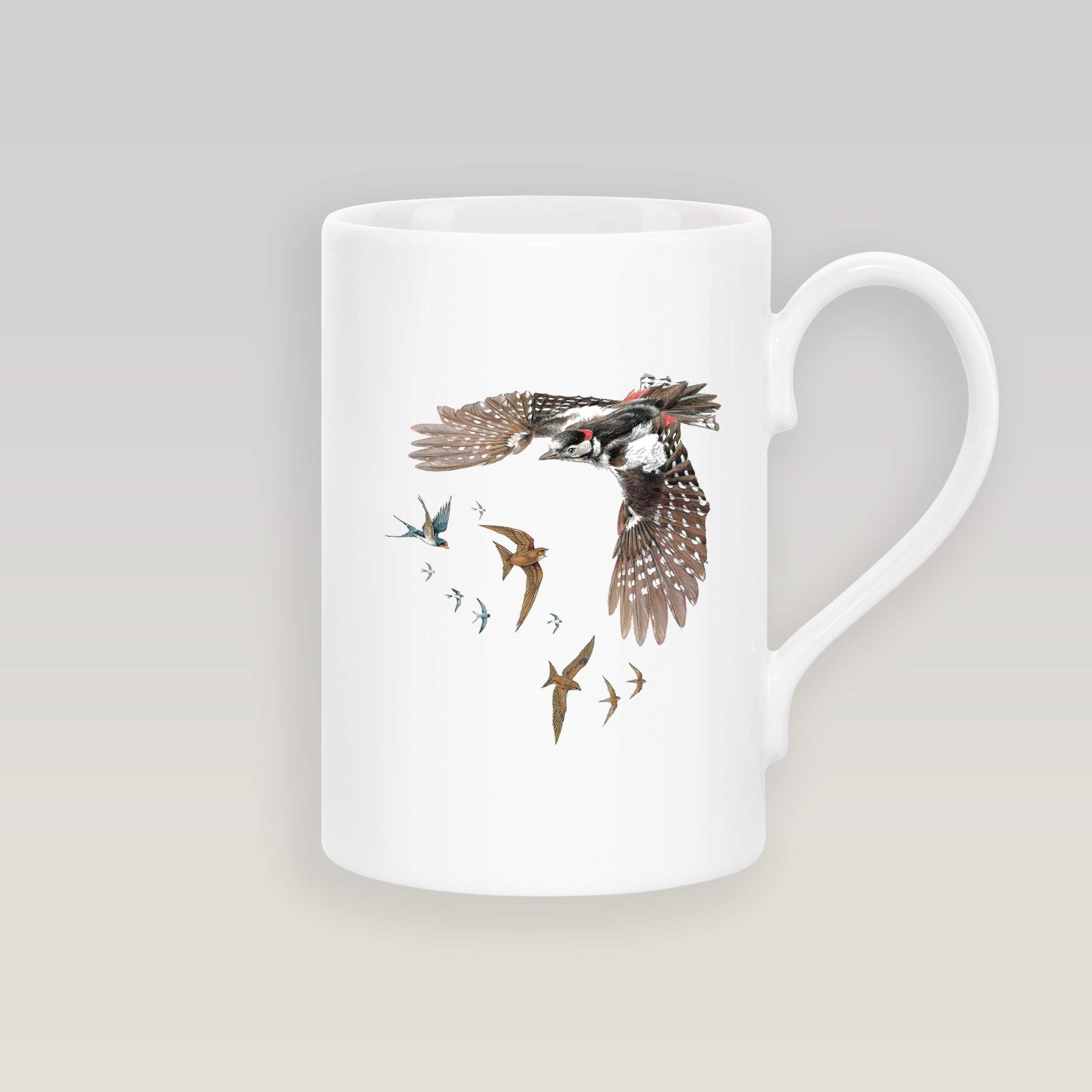 Woodpecker Swallows and Swifts Slim Mug - Countryman John