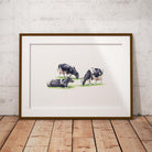 Three Fresian Cows Wall Art Print - Countryman John