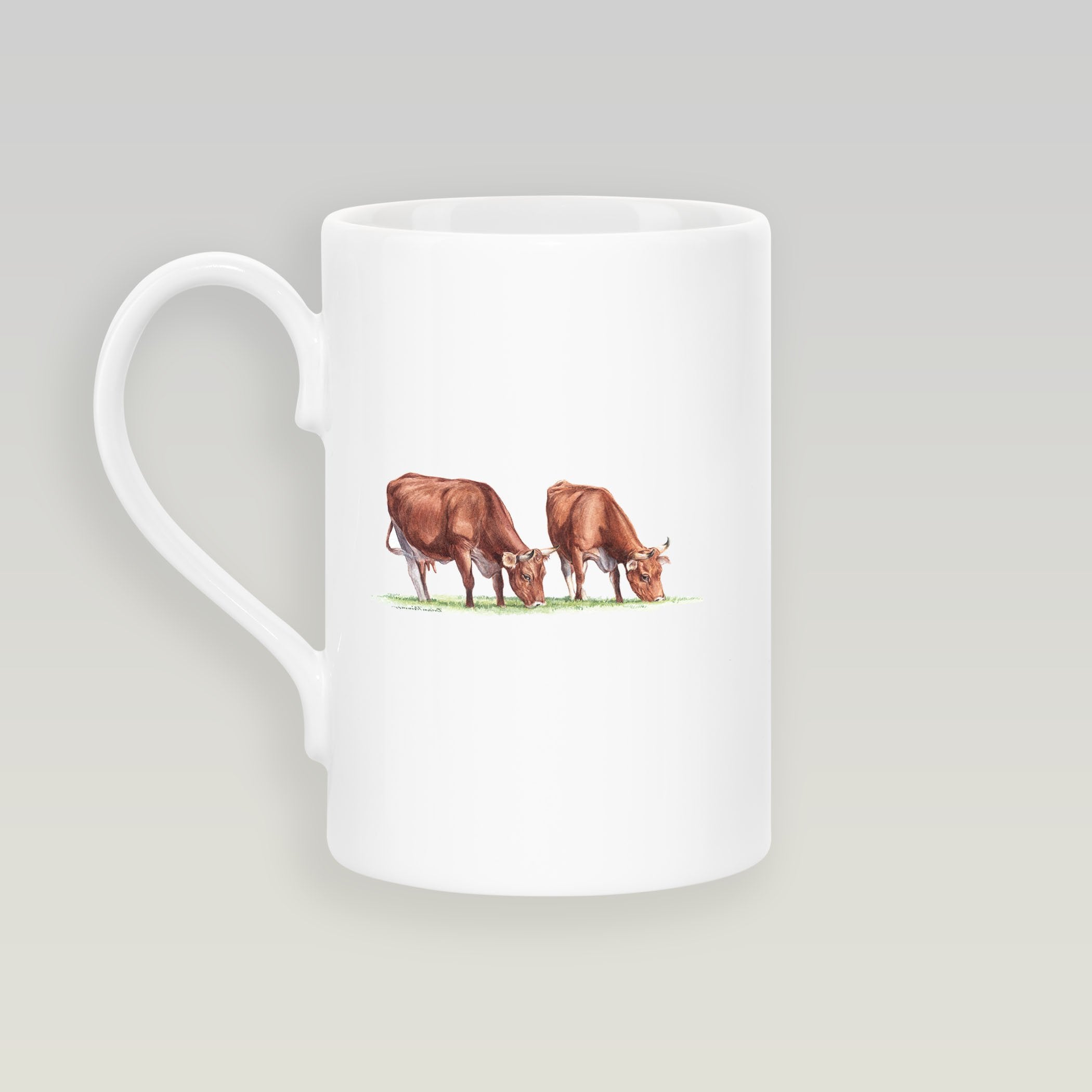 Cows Feeding Slim Mug - Countryman John