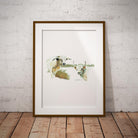 White Bulls Wall Art Print - Countryman John