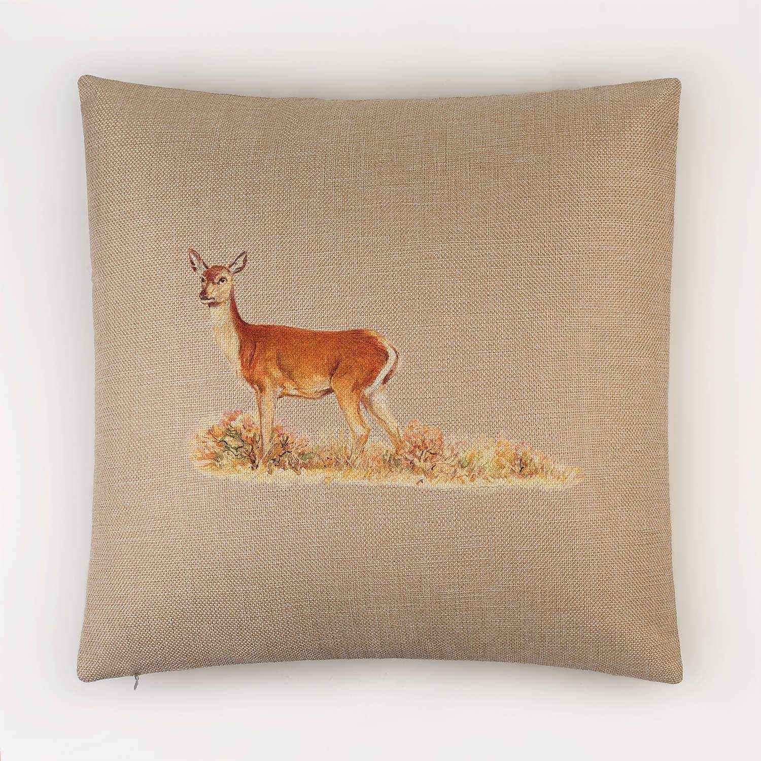 Red Calf Doe Cushion - Countryman John